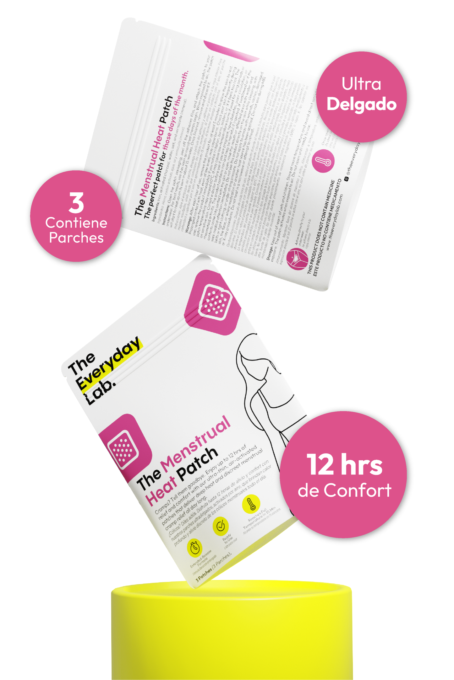 The Menstrual Patch | Parche caliente para cólicos o dolor menstru