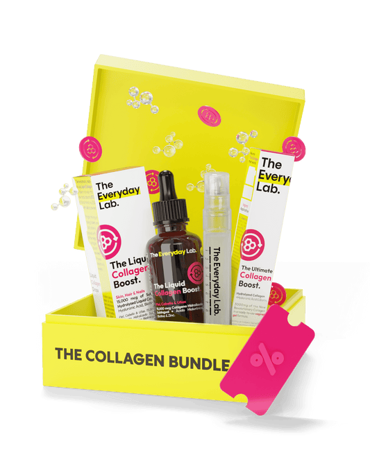 Paquete Collagen Bundle con colágeno sublingual y vaginal de The Everyday Lab para piel, cabello, uñas y bienestar íntimo