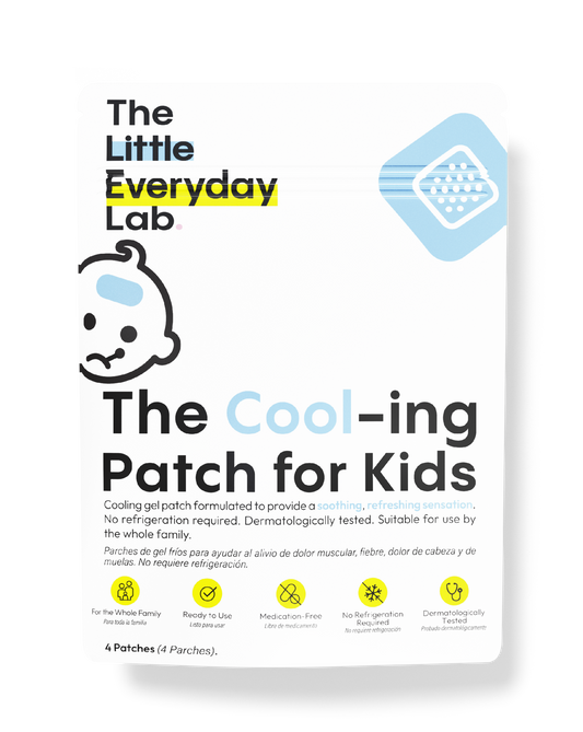 The Cool-ing Patch for Kids cooling gel patch for natural fever and pain relief in children medication-free and ready to use